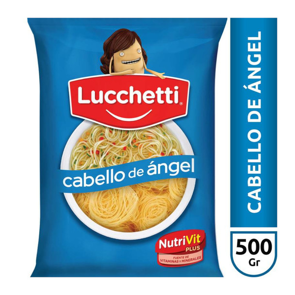 Lucchetti Cabellos de Ángel Pasta Nutri Vit Plus, 500 g / 17.63 oz (pack of 3)