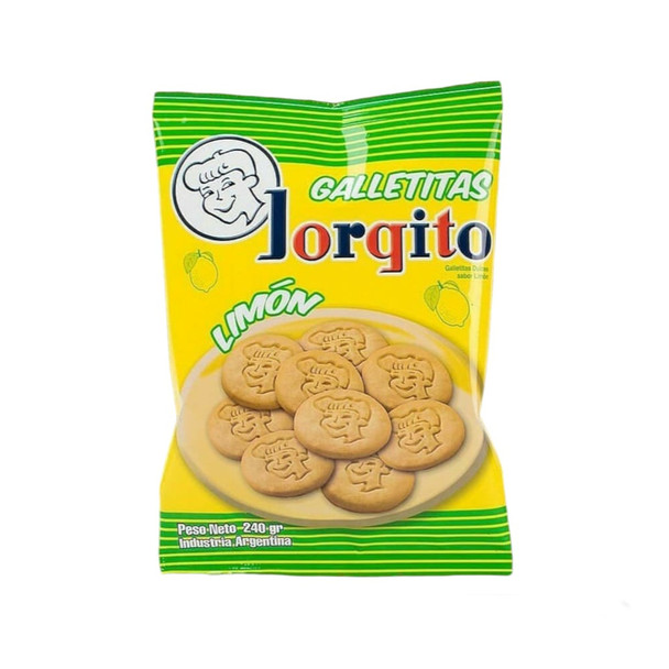 Jorgito Sweet Lemon Cookies Galletitas de Limón, 240 g / 8.46 oz (pack of 3)