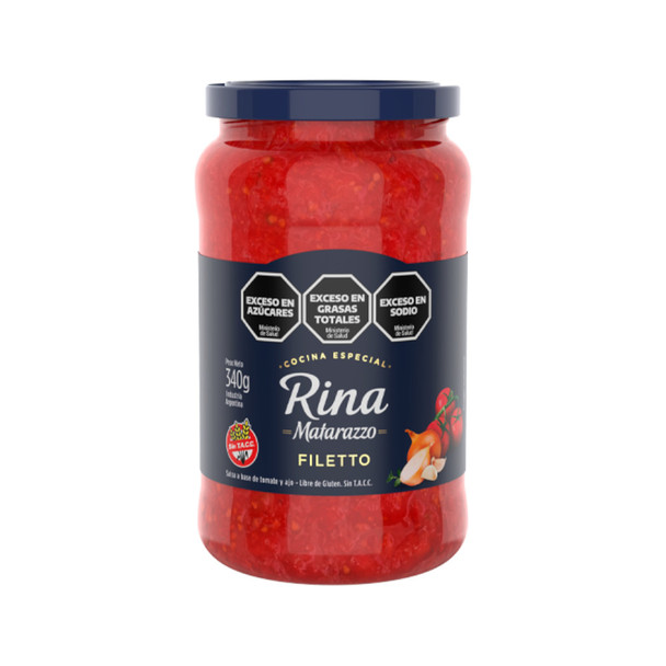 Matarazzo Rina Gluten-Free Tomato Filet Sauce Salsa Filetto, 340 g / 12 oz