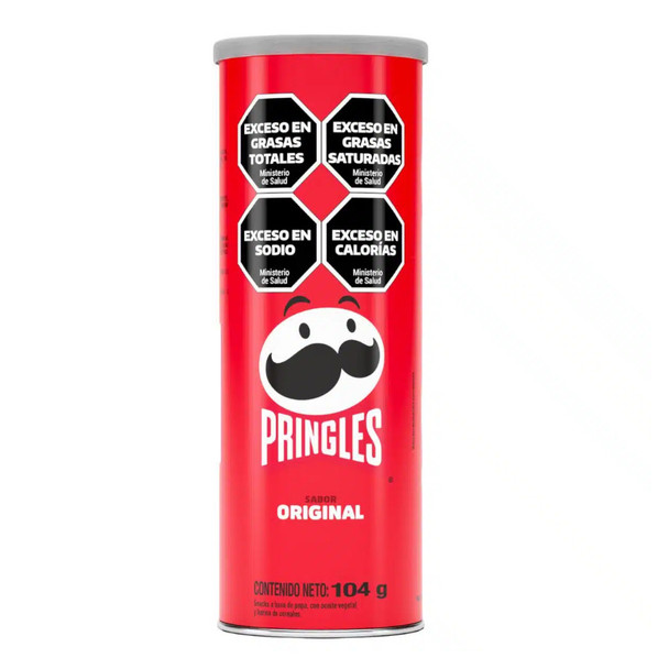 Pringles Original Flavor Tube Chips Papas Fritas en Tubo Sabor Original, 104 g / 3.66 oz