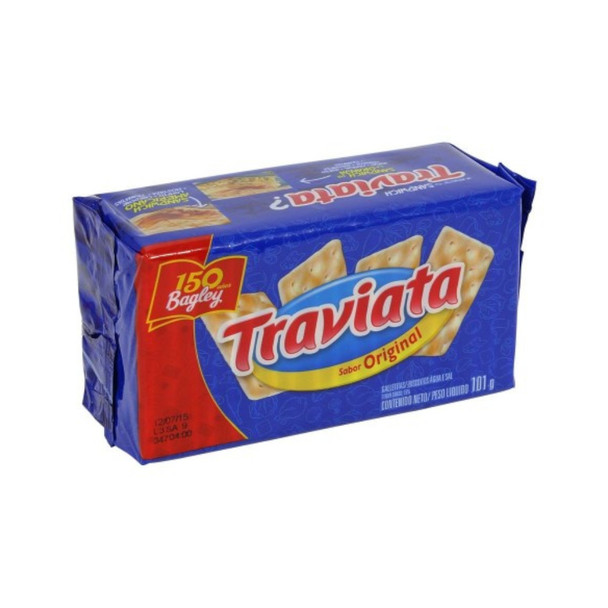 Traviata Sabor Original Galletitas de Agua Water Biscuits Crackers, 101 g / 3.56 oz (pack of 3)