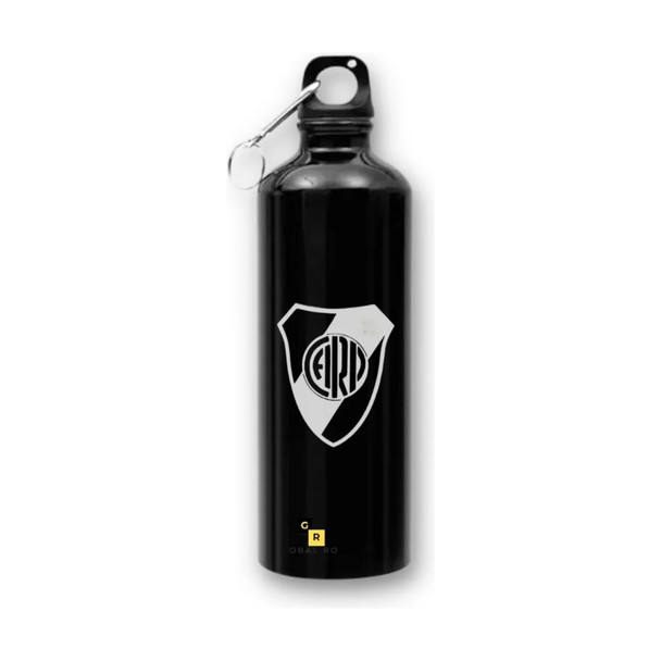 Reusable Sports Aluminum Bottle 750 ml Capacity | Eco-Friendly Water Flask River Plate Design