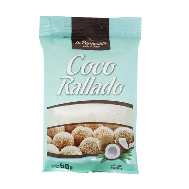 La Parmesana Coco Rallado Grated Coconut, 50 g / 1.76 oz pouch (pack of 3)