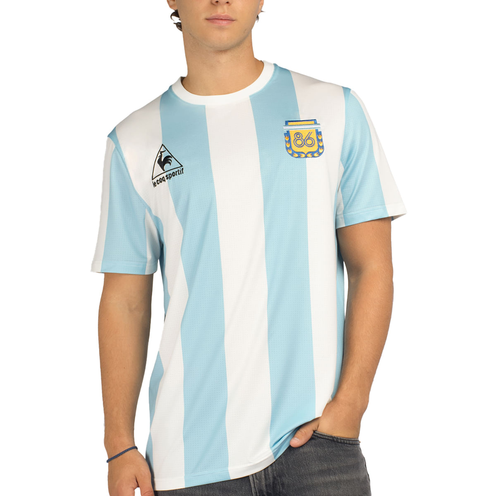 1986 アルゼンチン代表 le coq sportif XL シャツ Le Coq Sportif Argentina 1986 Home Jersey for Men
