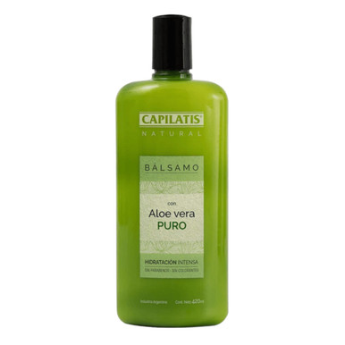 Capilatis Natural Shampoo with Pure Aloe Vera, Intense Hydration, 420 ml /  14 fl oz