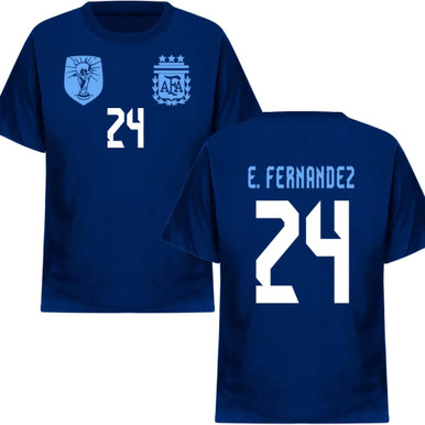 AFA Football Shirt Nro 24 Enzo Fernández Argentina National Team