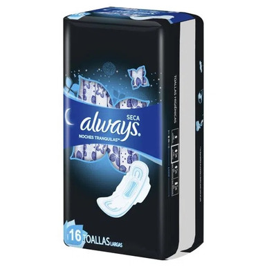 Siempre Libre Toallitas Nocturnas Adapt Plus Dry Net Feminine Pads with  Wings Long Overnight Pads - 4
