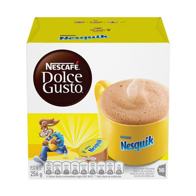 Nescafé Dolce Gusto Nesquik Chocolate Milk Tea Pods Nesquik Cocoa \u0026 Milk  Capsules, 16 g / 0.6 oz ea (box of 16) - Pampa Direct