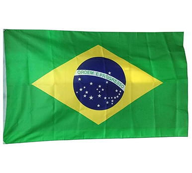  Bandera de Brasil bandera de país Poly 3 ft x 5 ft por