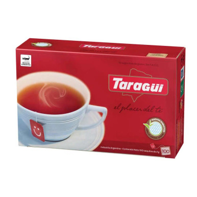 Taragüi Té Ensobrado - Ready to Brew Classic Tea Bags (box of 100 bags ...