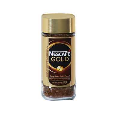 NESCAFÉ Gold - Finely Ground Coffee with 10x Finer Beans Café Gold Instantáneo Granulado, 100 G / 3.53oz