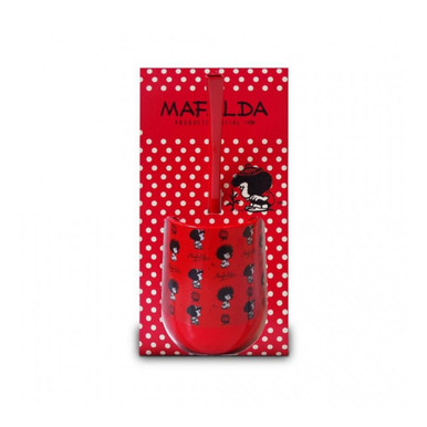 Mafalda Mate & Bombilla Set Red Deco Desing Mate Set with Straw ...