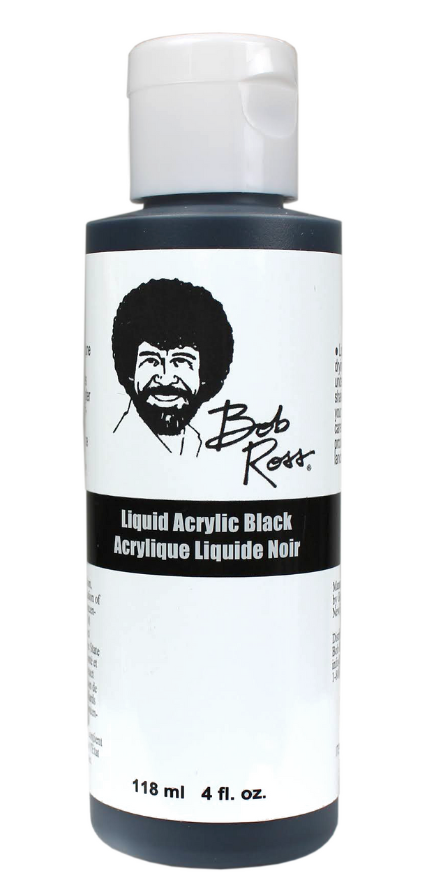 Bob Ross Liquid Acrylic - White, 4 oz bottle