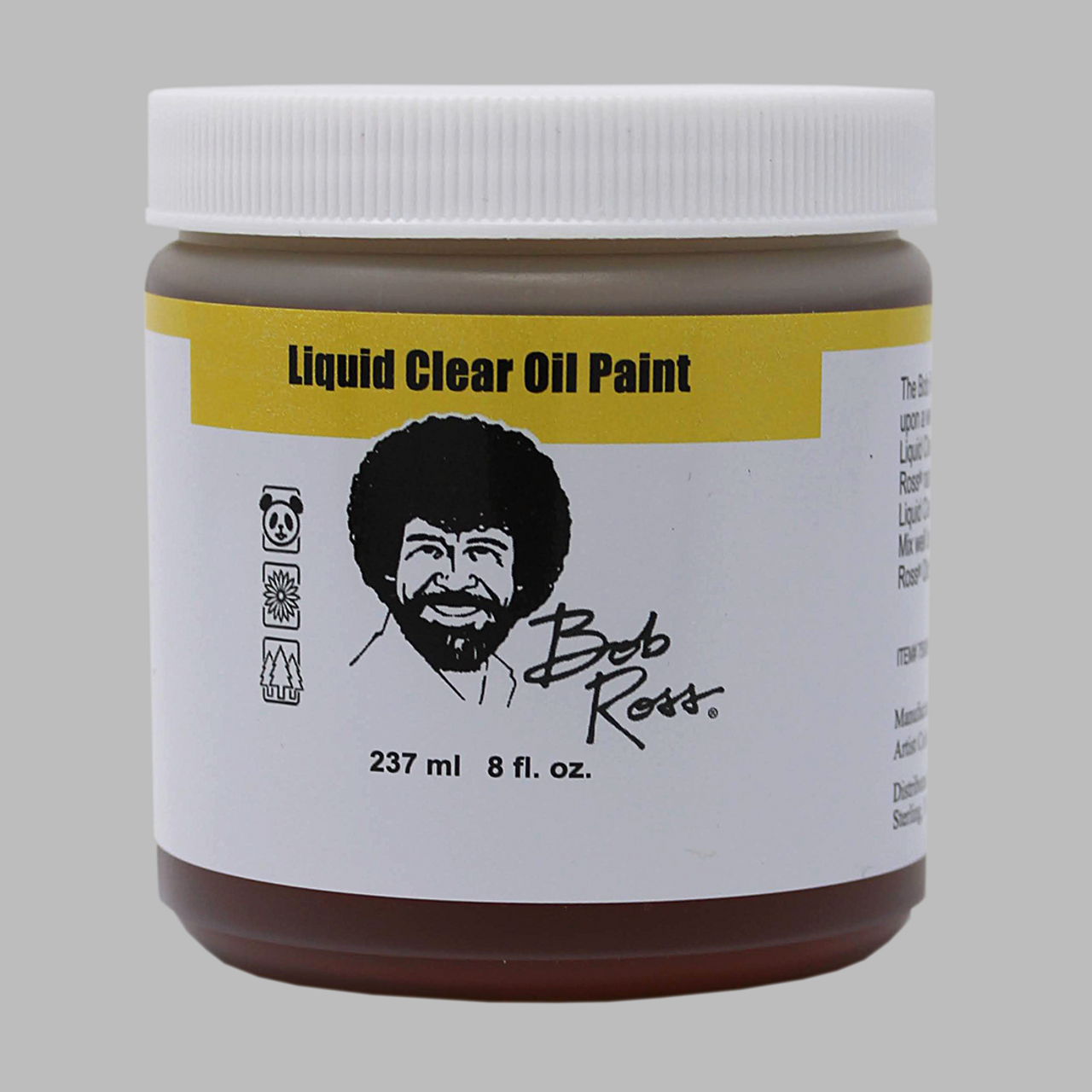  Bob Ross 3 Piece 8oz Liquid Basecoat Set (Liquid White, Liquid  Black, and Liquid Clear) : Arts, Crafts & Sewing