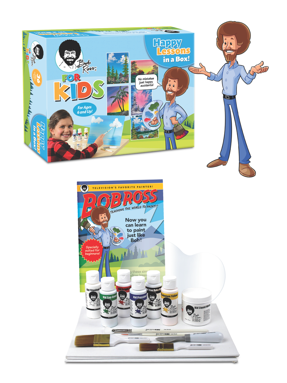 Bob Ross For Kids™ Happy Lessons in a Box - Bob Ross Inc.