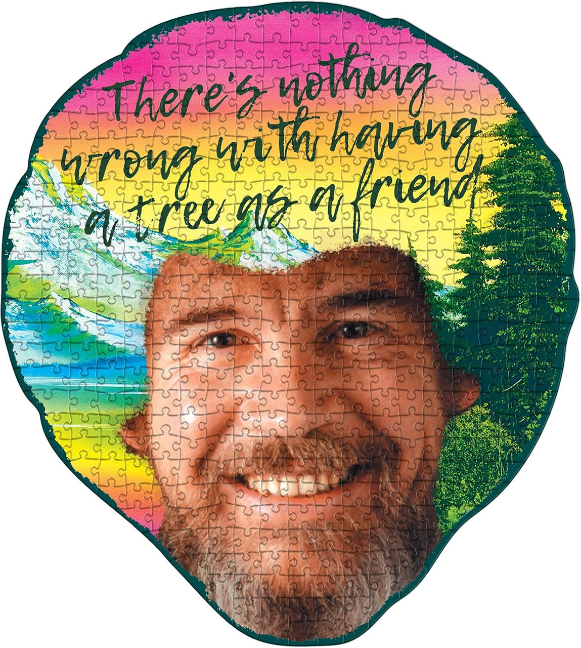 Bob Ross Trees Jigsaw Puzzle Bob ross trees jigsaw puzzle