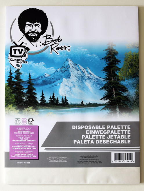Atlantic Rush Bob Ross Painting Supplies - Includes Bob Ross Art Paint Bucket, Paint Rack and Blue Microfiber Cleaning Cloth - Painting Supplies - Art