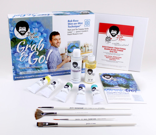 Bob Ross: By The Numbers Mini Paint By Number Kit - Little Obsessed