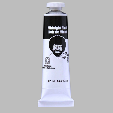 Bob Ross Oil Color - Midnight Black, 6.8 oz tube