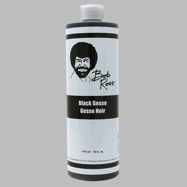 Bob Ross Gesso Primer in Black, White or Grey - 473ml / 16 fl.oz