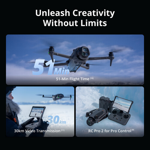 DJI Mavic 4 Pro Drone with 512GB Creator Combo - Drone-Works