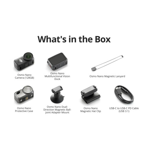 DJI Osmo Nano 128GB Action Camera Standard Combo