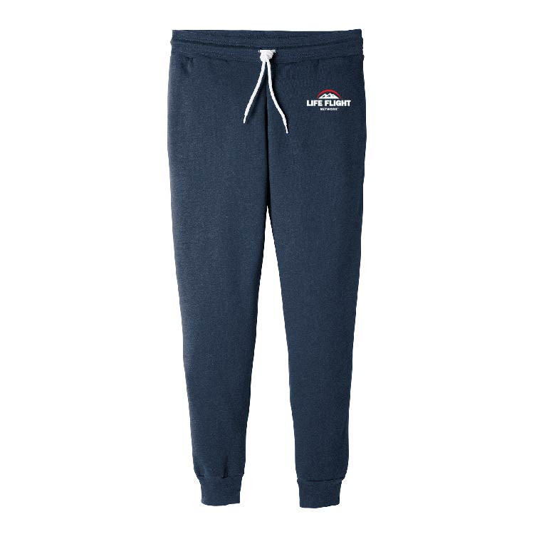 Pantaloni Jogger Unisex BELLA+CANVAS ® BC3727 – Taglia S, Colore Heather Navy, Felpati - 2