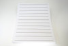 Bold Line Writing Paper  7/8" spacing, Double-Sided