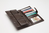 Brown Leather Organizer Wallet