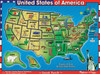 Brailled Talking USA Jigsaw Puzzle