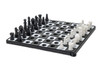 Image: tactile chess set, plastic, black and white Image: tactile chess set, plastic, black and white