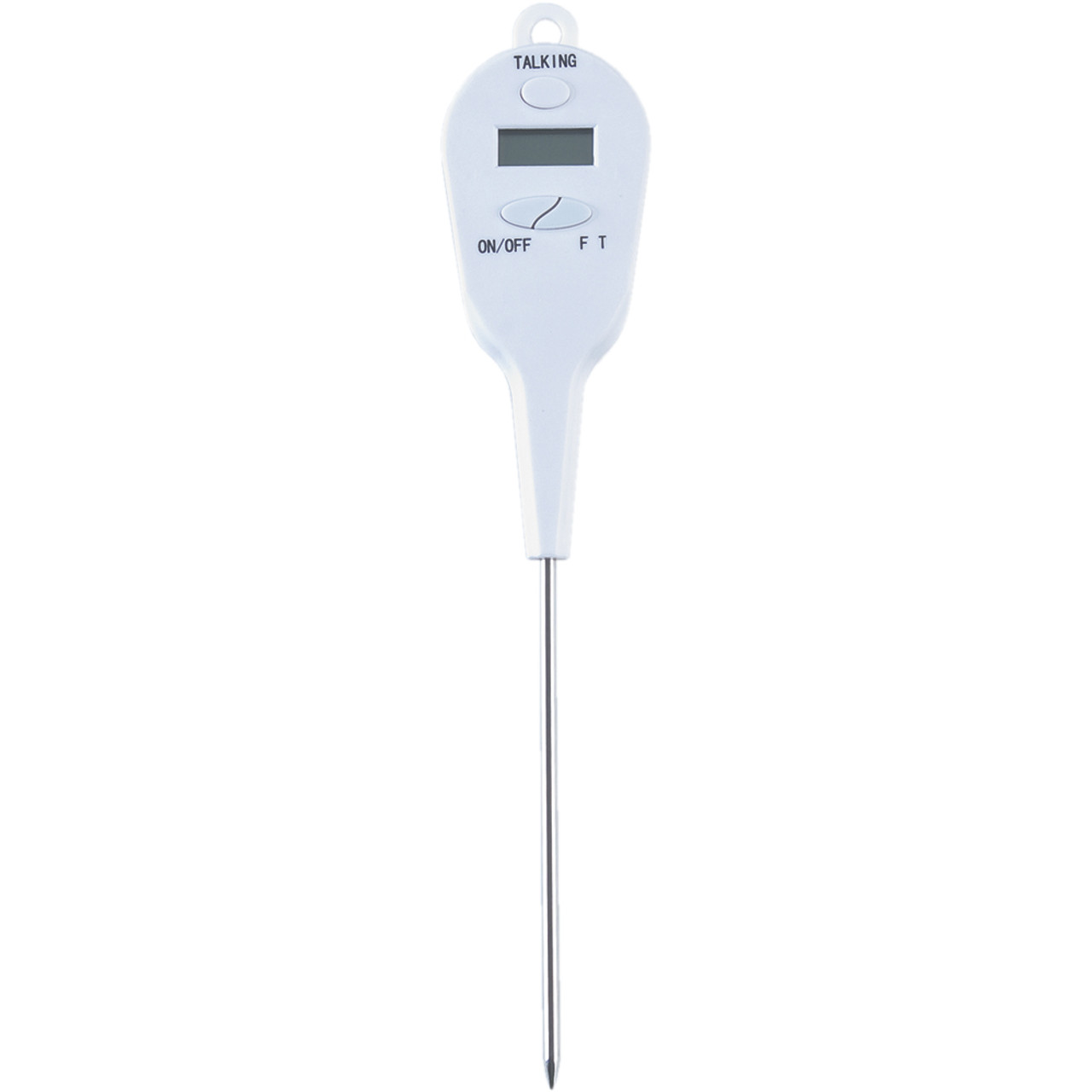 Talking Food Thermometer, Low Vision Cooking