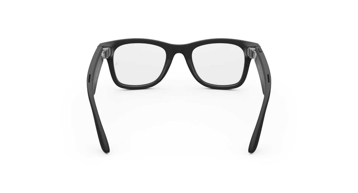Image: Ray Ban Meta smart glasses, backside view