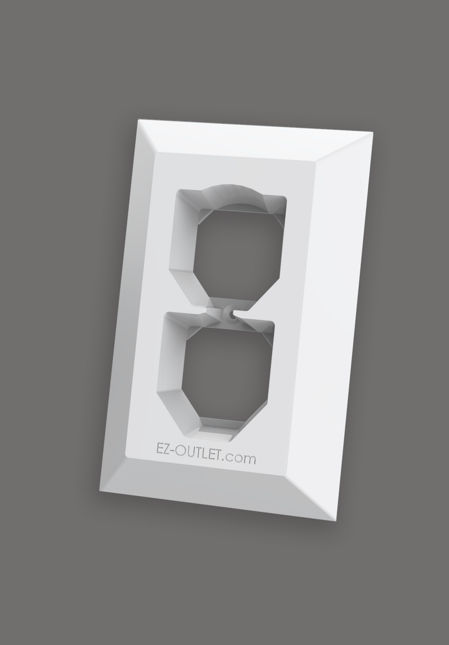 Image: EZ outlet guide, gray background