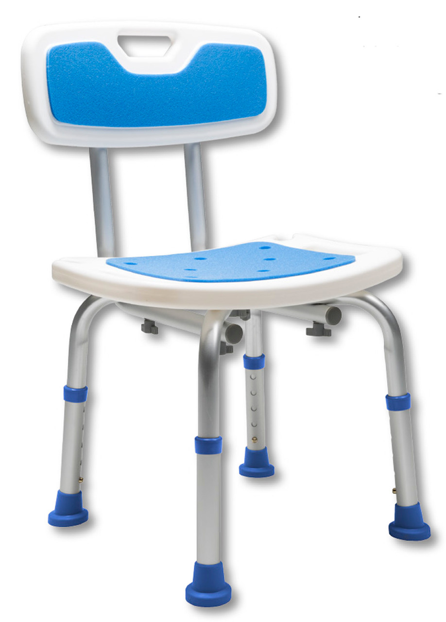 Padded Bath Safety Seat with Backrest