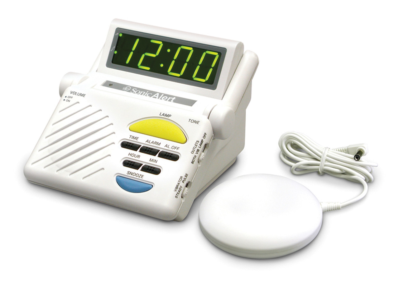 Sonic Boom Alarm Clock w/ Bed Shaker