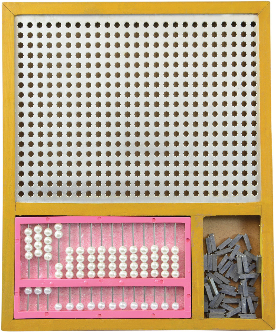 Combined Algebra Frame and 15 Row Abacus