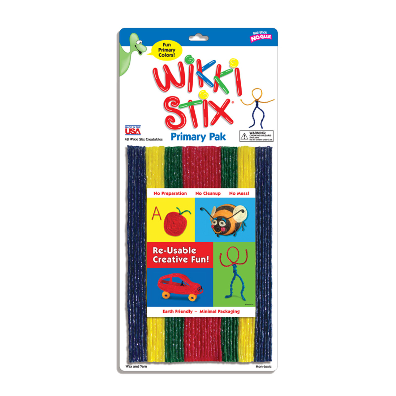 Wikki Stix Primary Color Pack (48 pack)