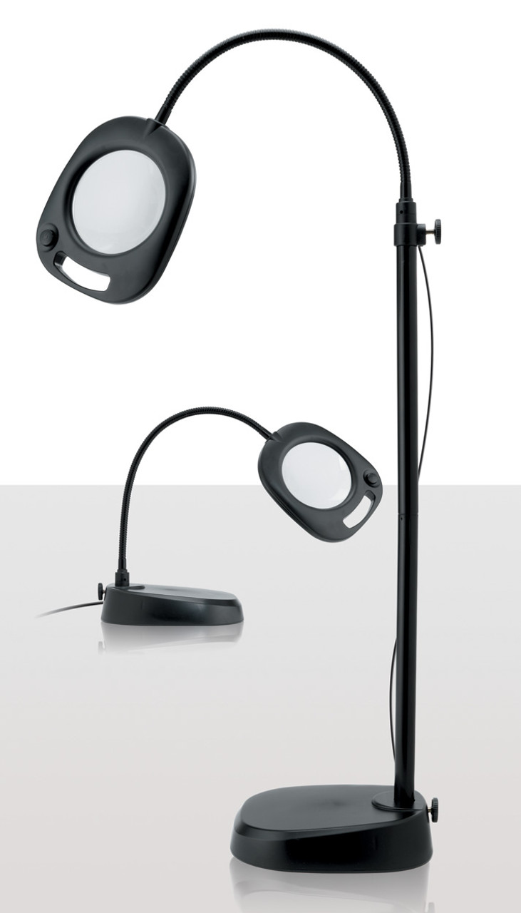 2.0X LED Floor/Table Magnifying Lamp by Daylight