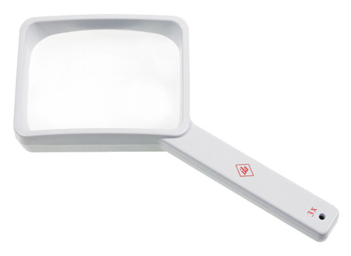 3X  ila Non Illuminated 3" x 4" Hand Held Magnifier