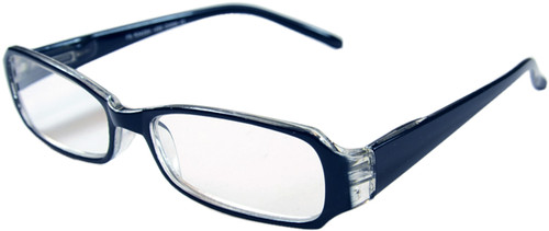 Ladies Black Plastic Readers in Vogue