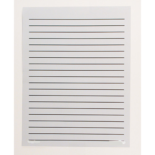 Bold Line Writing Paper  1/2" spacing, Single-Sided