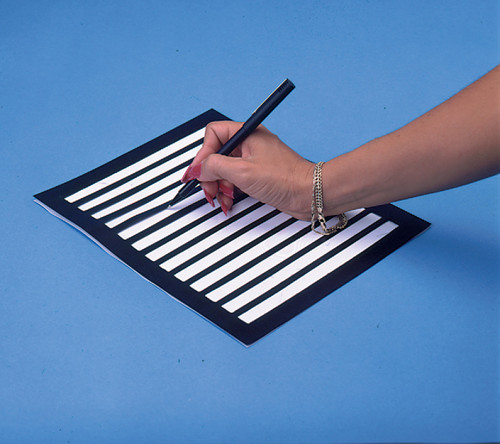 Plastic Letter Writing Guide, 13 Slots