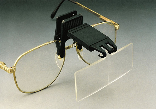 image: 6 diopter eyeglasses clip on magnifier