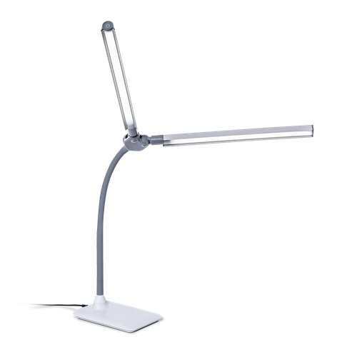 image: duo Pro desk lamp with gray arm