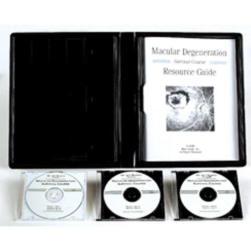 image: macular degeneration resource guide on CD