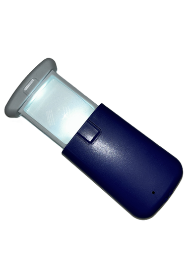 Image: 5X slider rechargeable LED magnifier, Open