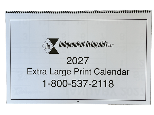 image: ILA 2027 extra large print calendar, cover