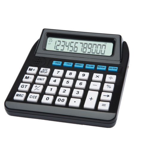 Big Button Talking Calculator With Function Replay