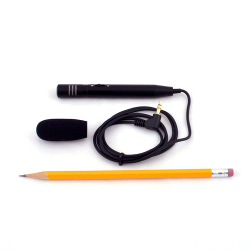 Image: chattervox pencil microphone with pencil for comparison